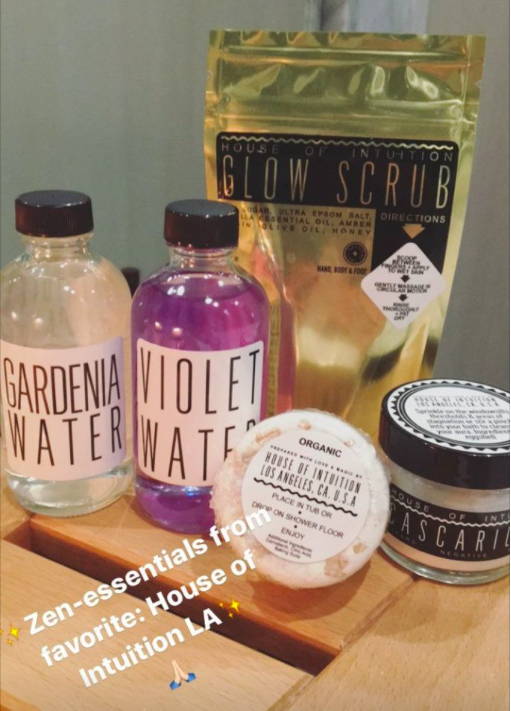 These are Lea Michelle's Zen Bath Essentials: House of Intuition