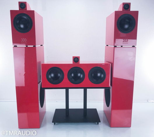 Morel Octave 5.2M 5 Speaker Surround System Ferrari Red...
