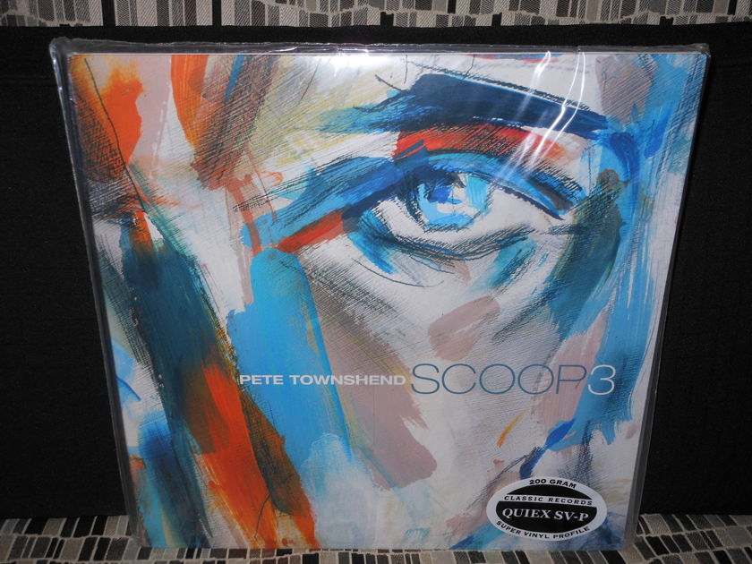 Pete Townsend - Scoop 3 - 3LP Set - OOP!!! Quiex SV-P - Sealed and Mint on Classic Records - from 2006