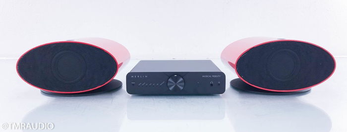 Musical Fidelity Merlin 1 Speaker System Red Pair w/ Am...
