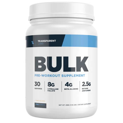 PRE-TRAINING FORMULA BULK Transparent Labs