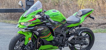 2023 KAWASAKI NINJA ZX-4RR ABS motorcycle for rent near Boston, MA