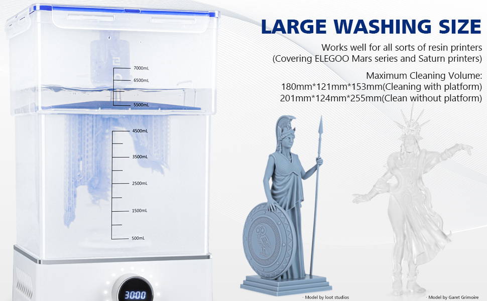 ELEGOO Wash and Cure Station, Mercury Plus 2 in 1 Washing and Curing  Machine Resin Curing Station - Washing Machines, Facebook Marketplace