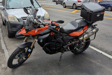 2010 BMW F 800 GS motorcycle for rent near Fort Lee, NJ