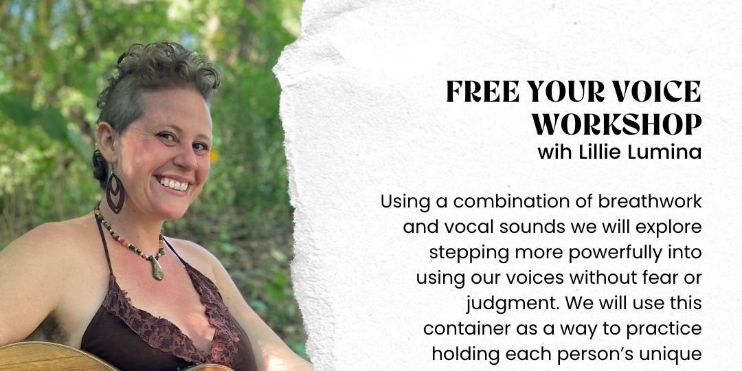 Free Your Voice Workshop promotional image