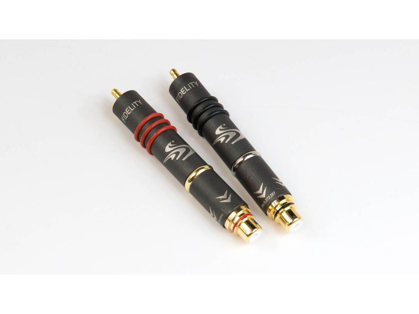 High Fidelity Cables Magnetic RCA Adapters source pair