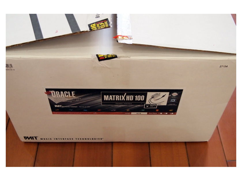 *** MIT Oracle Matrix HD 100  Speaker cable, 10ft, with box ( Lowest Price,   NEW $15399 !!  )