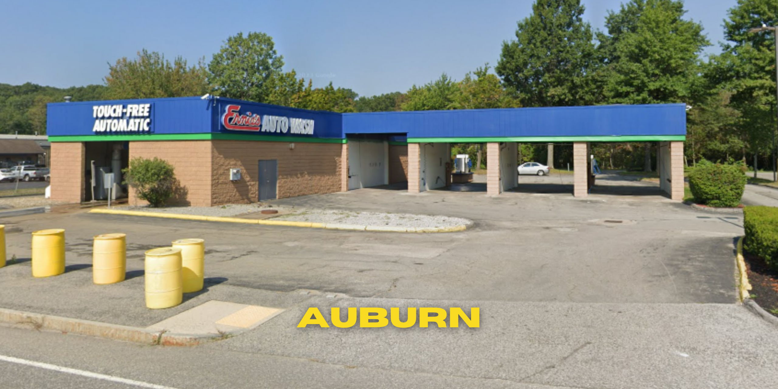 Ernie’s Car Wash in Auburn, before the Prestige rebrand