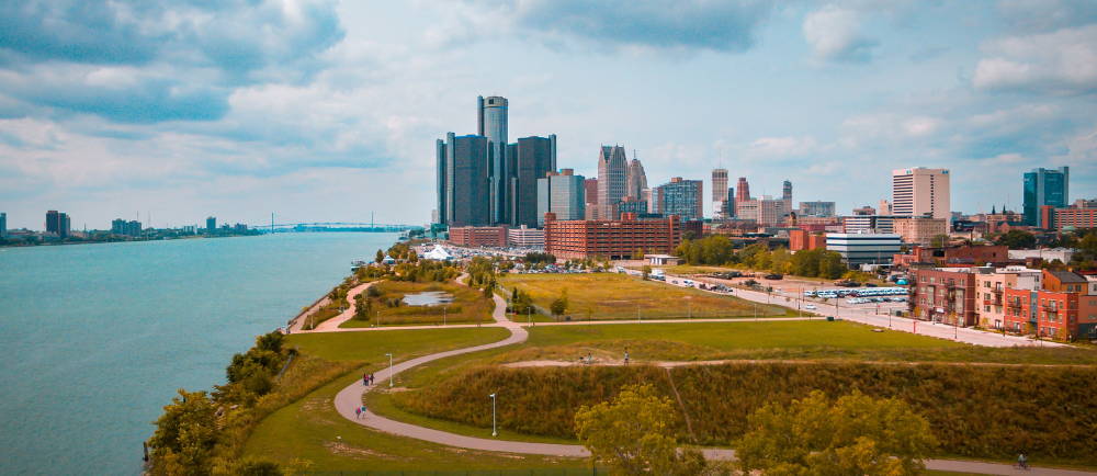 Cycle paths in Detroit
