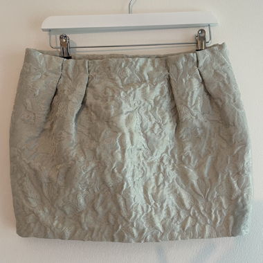 Beige silver skirt