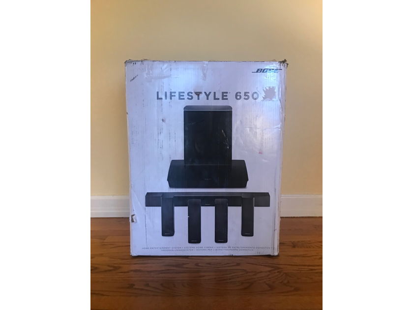 REDUCED-Bose Lifestyle 650 Home Entertainment System, New, open box, compatible with Alexa