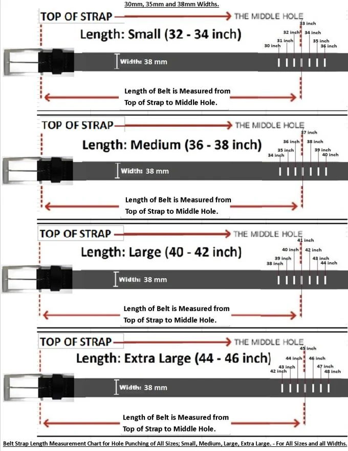 Full Grain Leather Belt. 38 mm wide Style: 41005 - Image 3