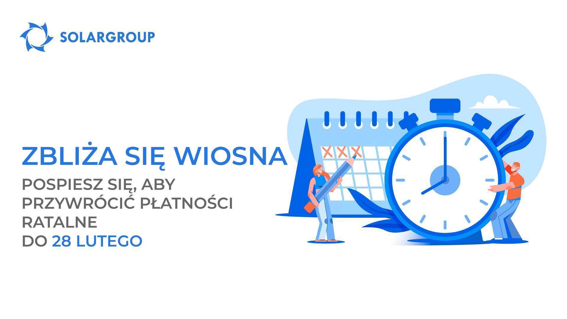 Zbliża się wiosna: przywróć raty do 28 lutego