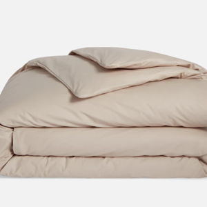 Classic Percale Duvet Cover | Pebble | Queen