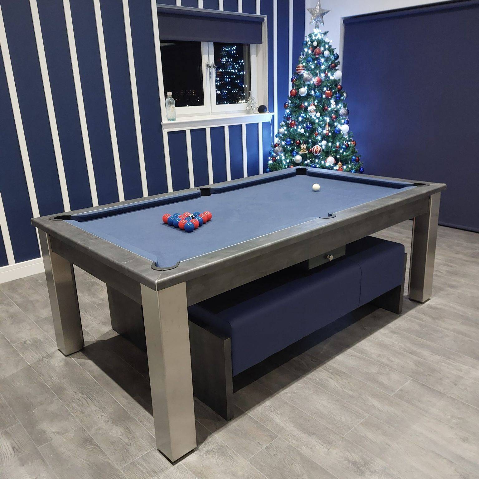 FMF Elixir Anthracite Slate Pool Dining Table