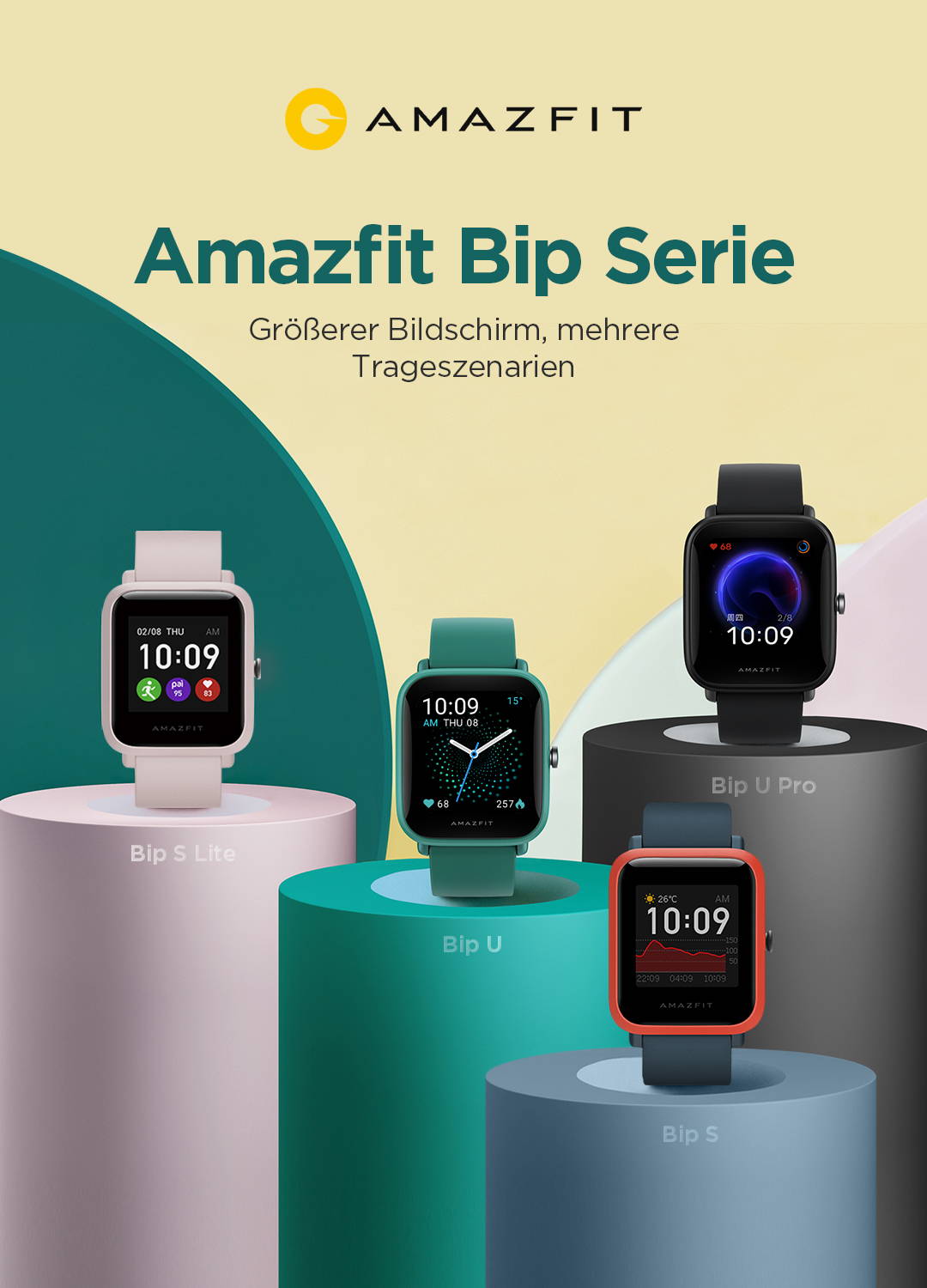 Amazfit Bip serie smartwatch