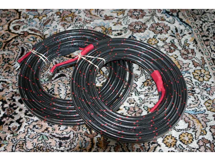 Wireworld Equinox 5 speaker wire ban-spade 15ft pair factory terminated