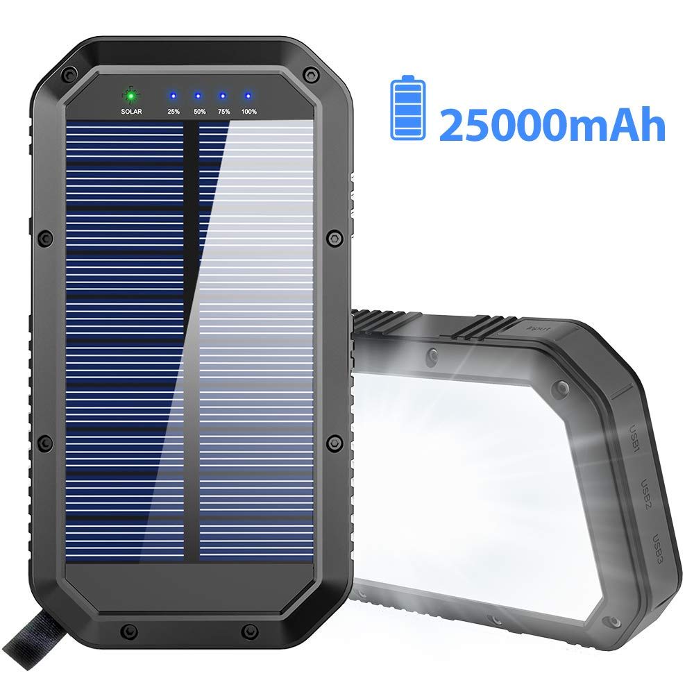 GoerTek Portable 25,000mAh Solar Power Bank ES982 vs Goal Zero Nomad