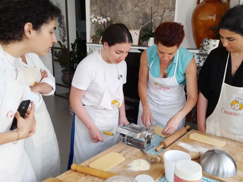 Kochkurse Vico Equense: Pasta und Dessert mit Blick aufs Meer