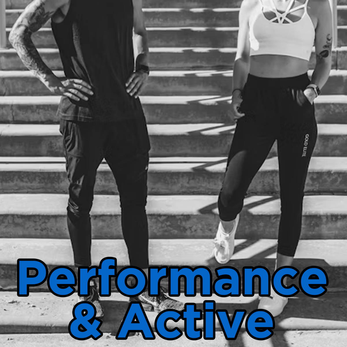 Moisture-wicking, stretch, and athletic-inspired apparel built for movement and comfort.