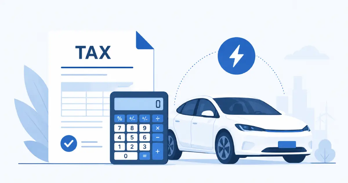  Illustration representing Karnataka's electric vehicle tax structure