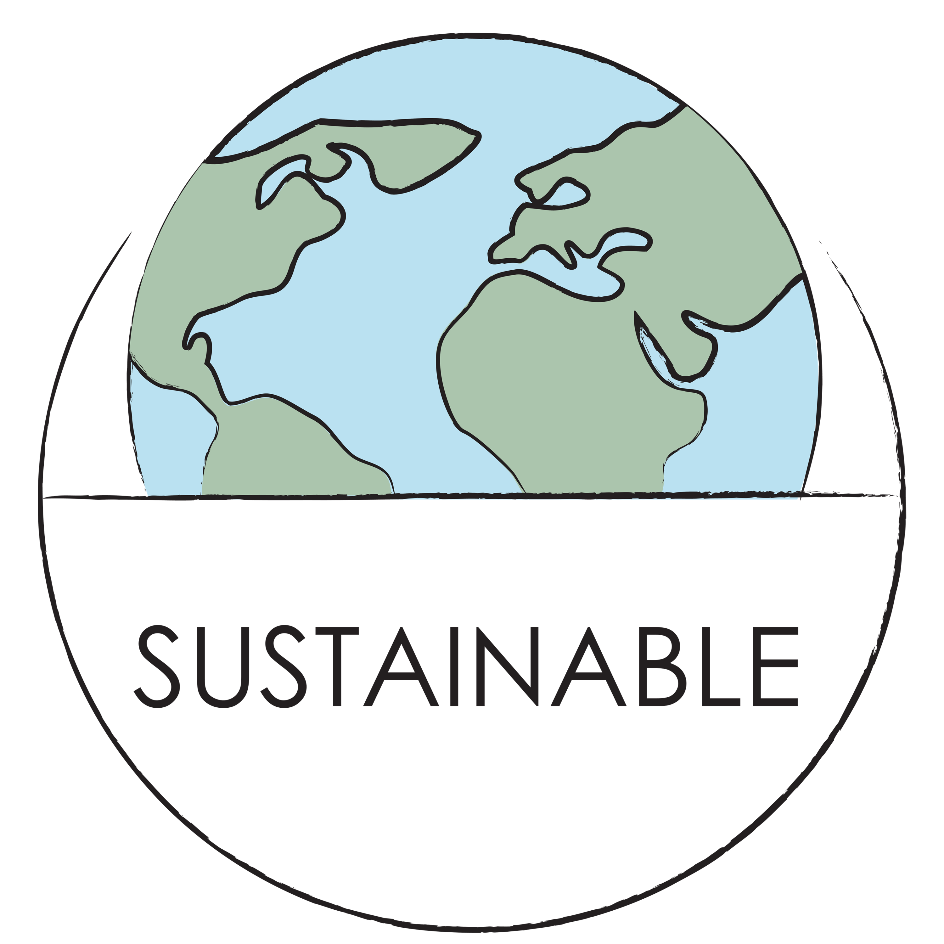Leaf Logo: We are sustainable