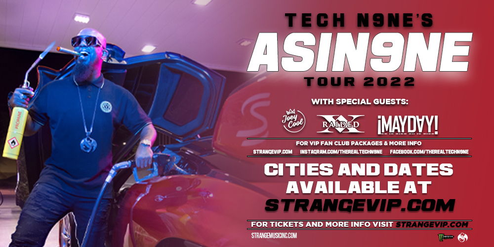 TECH N9NE'S ASIN9NE TOUR 2022 - NORFOLK, VA promotional image
