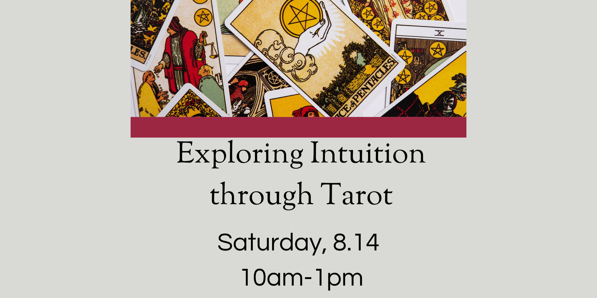 Exploring Intuition through Tarot promotional image