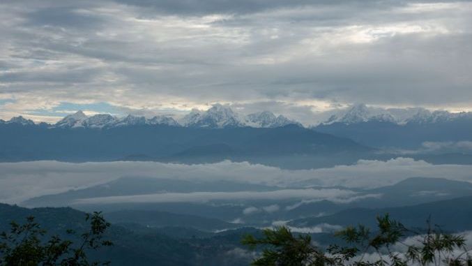 Himalayan peaks of Dhulikel