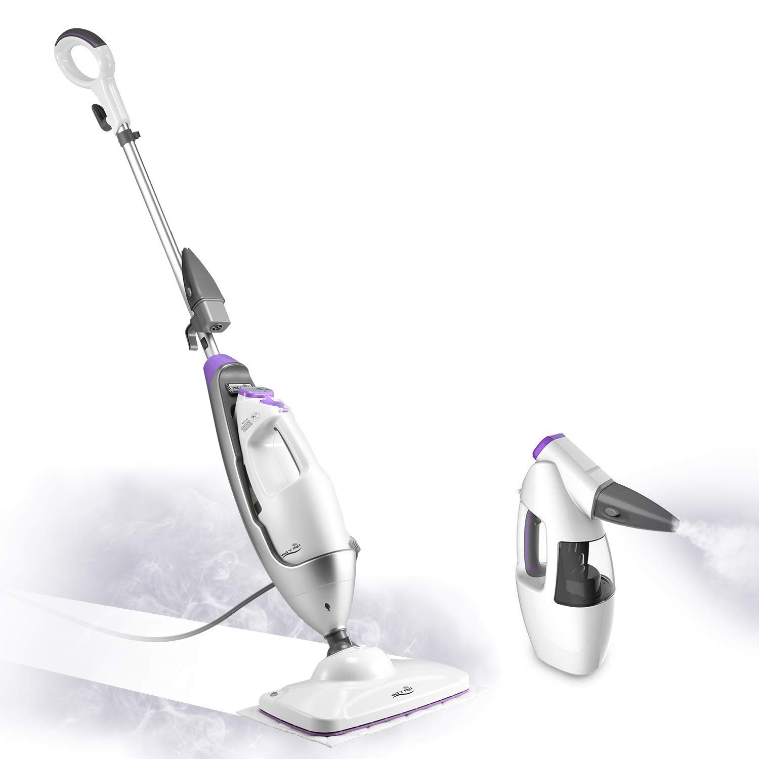 LIGHT 'N' EASY 2 in 1 Steam Mop & Handheld Steam Cleaner 7688ANW vs
