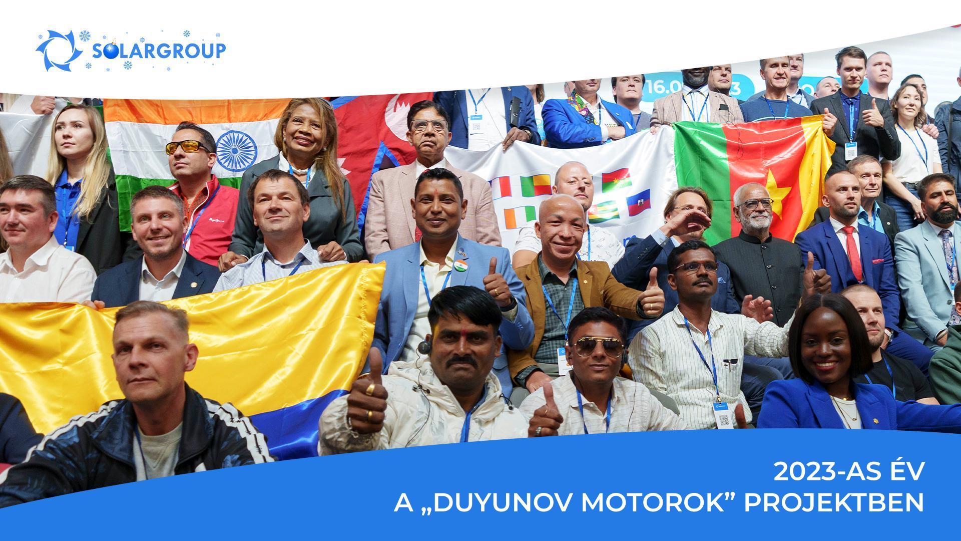 Az év legkiemelkedőbb eseményei a „Duyunov Motorok" projektben