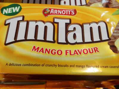 TimTam Chocolate Biscuit Mango Edition!
