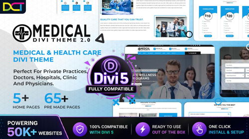 Divi Medical & Health Care Theme