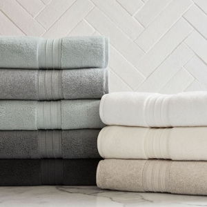 Hydrocotton Organic Quick-Dry Towel, Bath, Porcelain Blue