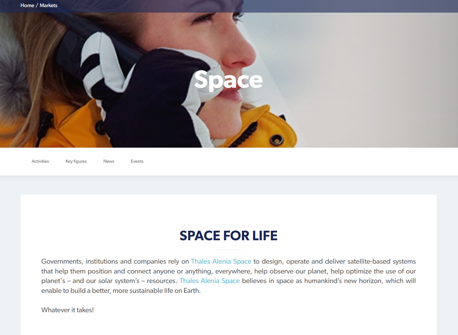 Thales product / service