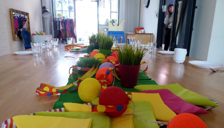 labyrinth kindermuseum geburtstags tischdeko