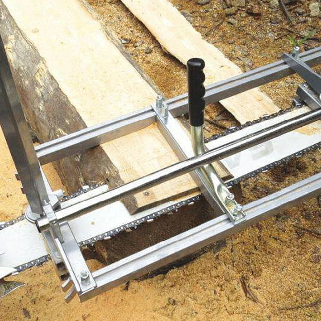 Portable Chainsaw Mill 14"-24" Chain Saw Mill Aluminum Steel Planking Lumber