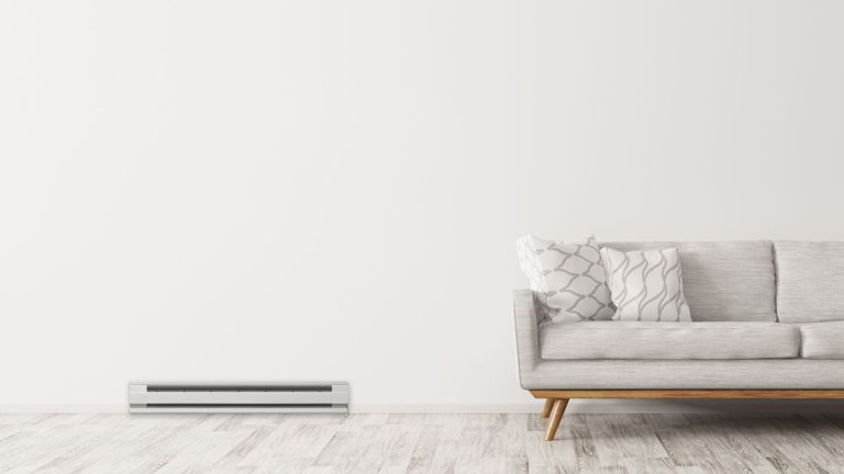home with electric baseboard heaters