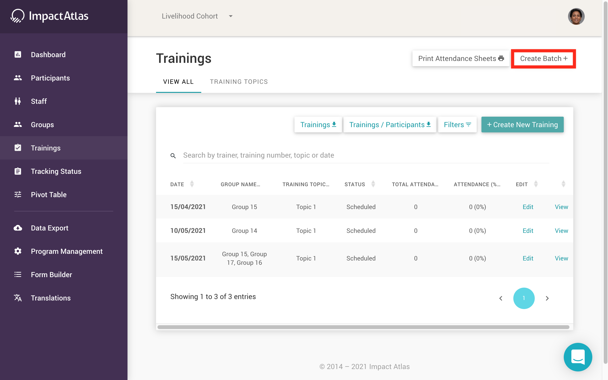 How to Create Training Batches