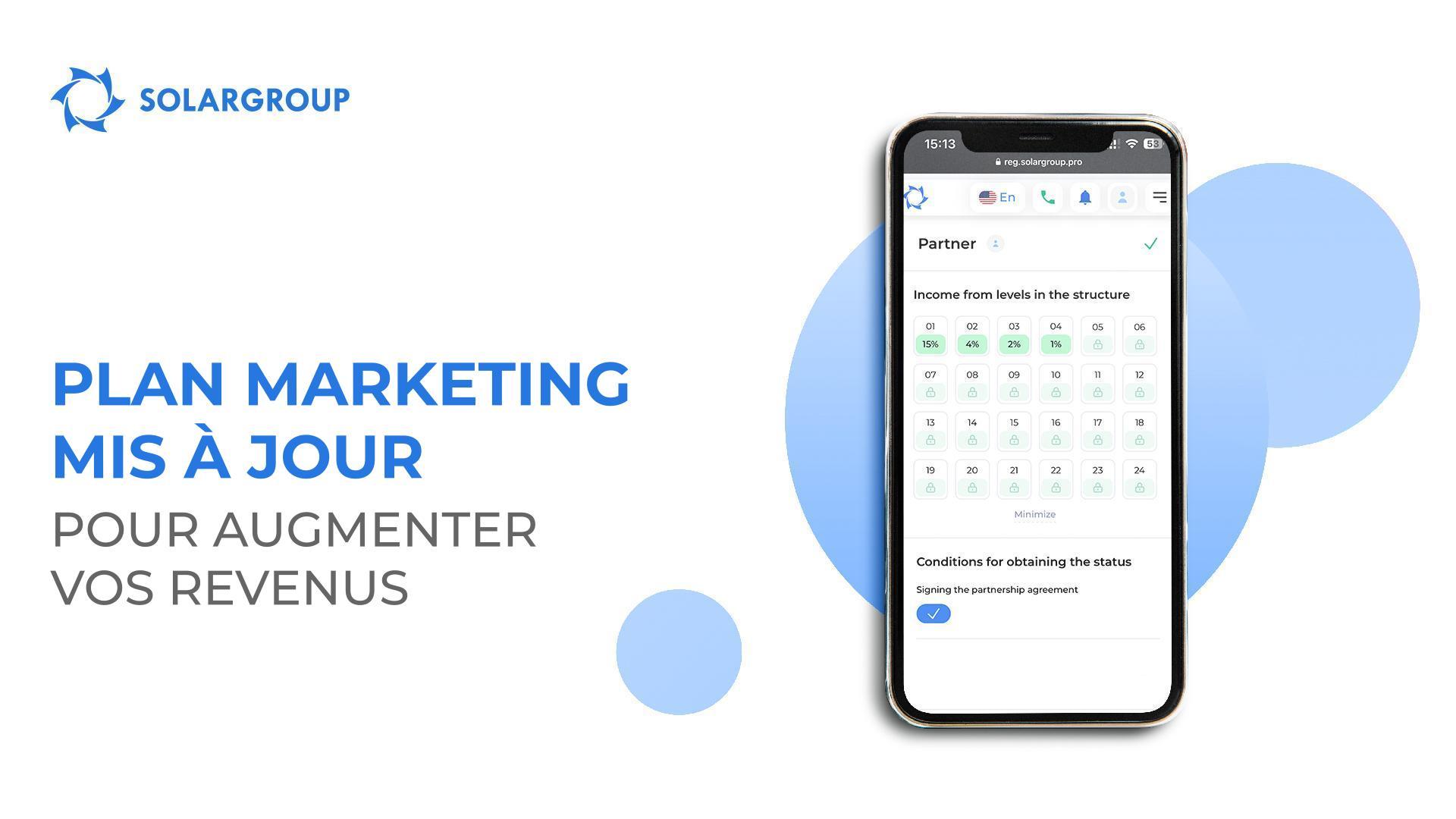 Le plan marketing a été mis à jour pour vous aider à augmenter vos revenus !