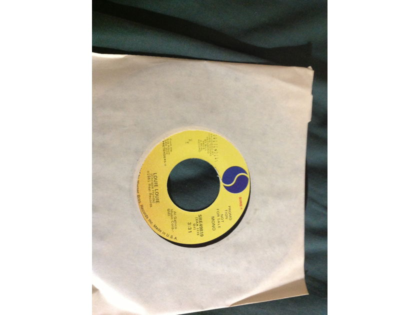 Pretenders - Louie Louie Sire Records Promo 45 Single Mono Stereo Vinyl NM