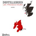 Carte localisation de la distillerie écossaise Ardbeg