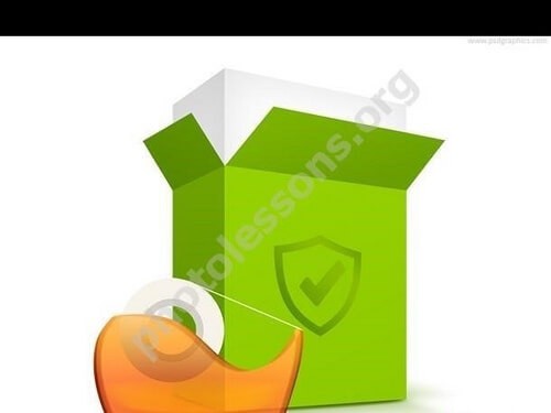 Упаковка для Фотошоп - исходник в PSD формате