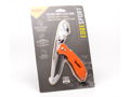 Blaze Orange Reversible Folding Knife & Gut Hook with NWTF Logo On Sheath