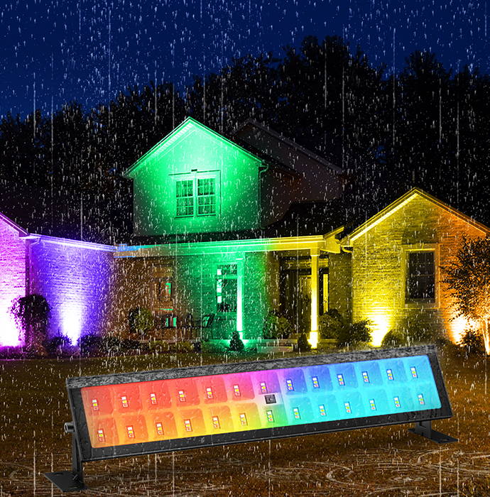 IP66 waterproof color changing flood lights