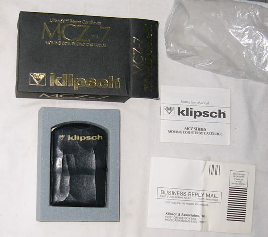 KLIPSCH MCZ-7 Moving Coil phono cartridge NEW in box --...