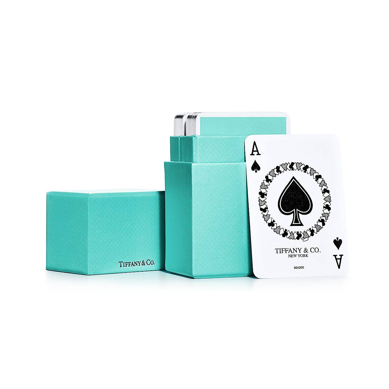 Playing Cards of Tiffany & Co. With a Bold Logo to Ensure You’re a Winner No Matter How You Play.