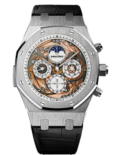 Royal Oak Grande Complication Openworked White Gold / Strap