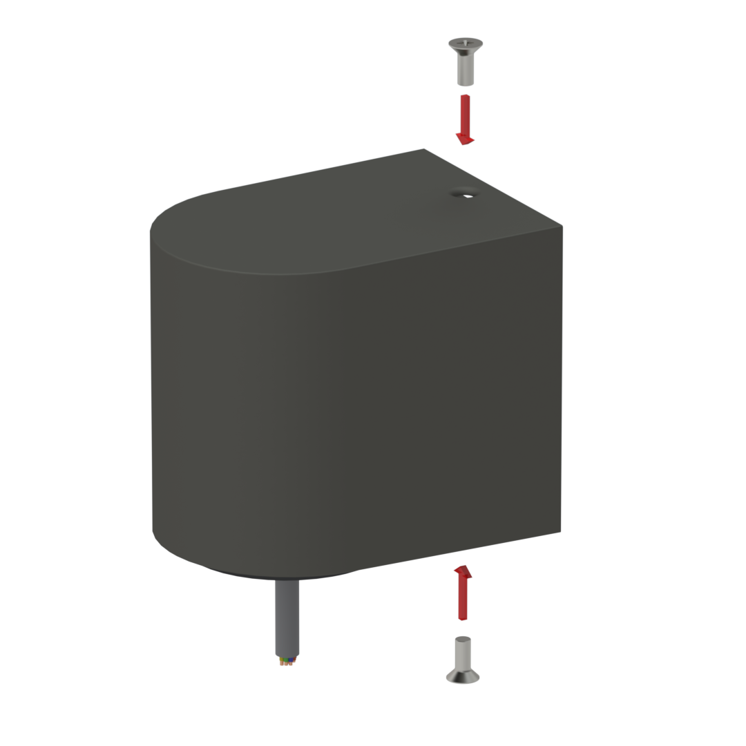 Black Faradite Motion Sensor 360 Volt Free dry contact terminals