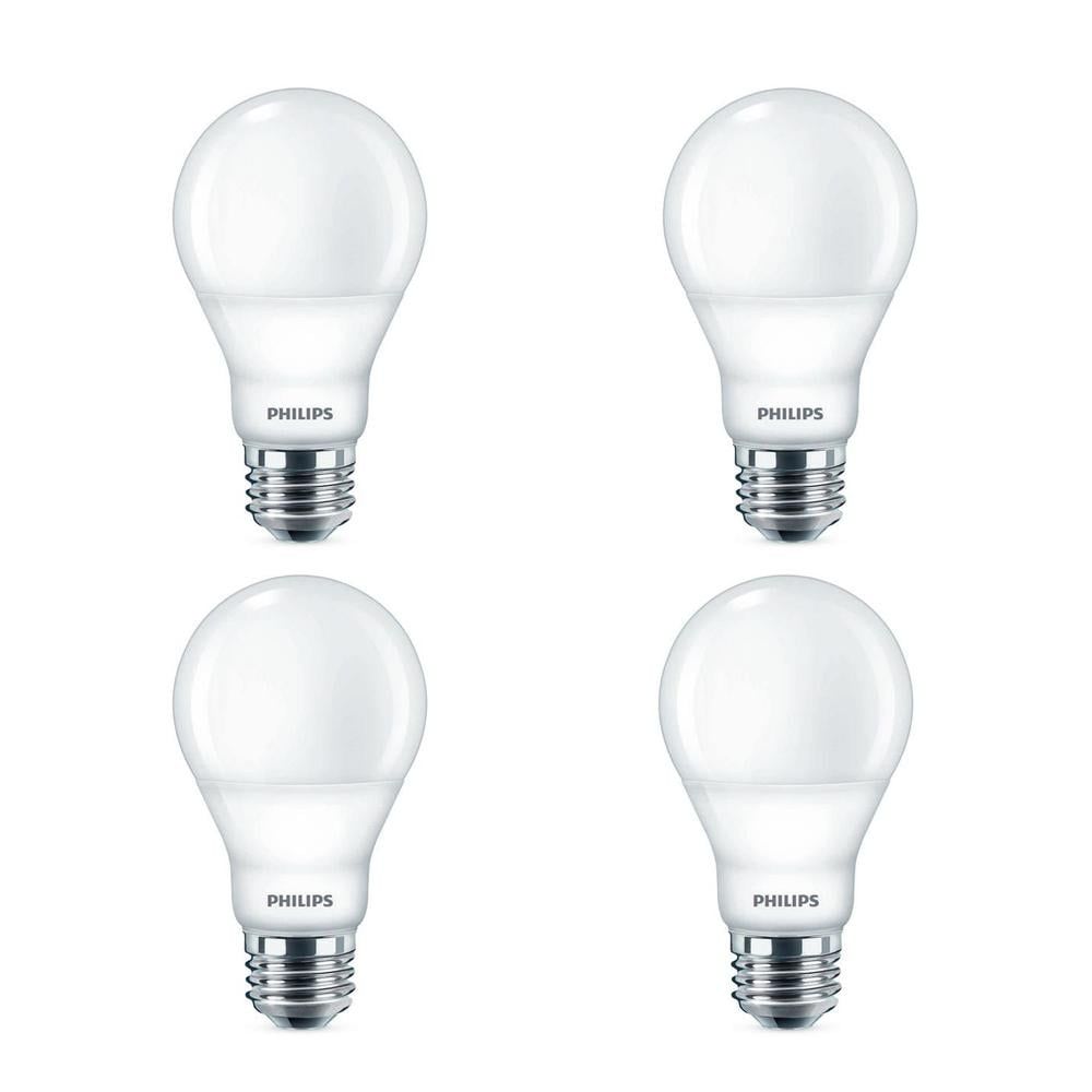 Philips LED Dimmable Warm Glow 8.8W (60W Equiv) vs Philips 60-Watt ...